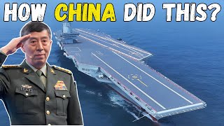 Aircraft Touches Down on Chinas Fujian Supercarrier [upl. by Lachance770]