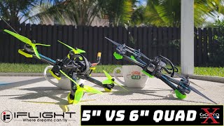 iFlight Nazgul 5quot vs Evoque 6quot [upl. by Hultin797]