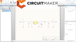 Circuitmaker Tutorial  Schematic [upl. by Nimajeb]