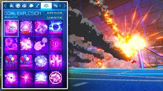 Every GOAL EXPLOSION On Rocket League In 2021 [upl. by Odraboel]