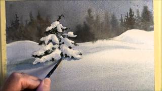 Beginners how to paint Snow [upl. by Soilisav]