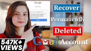 How to Recover a Permanently Deleted Gmail Account 2 Ways for Gmail Account Recovery [upl. by Ottie]