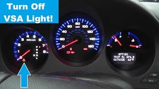 How To Turn Off VSA Light For Good  Turn off VSA Acura Honda [upl. by Wu319]