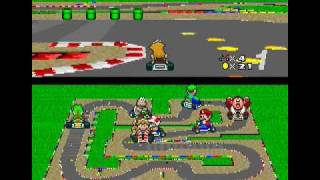 SNES Longplay 110 Super Mario Kart [upl. by Elockcin]