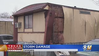 Officials Say Tornado Caused Storm Damage In Corsicana [upl. by Yllor]