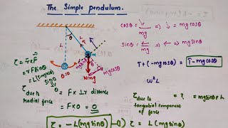 The simple pendulum  Chapter 14 Oscillations  Class 11 Physics [upl. by Acinok]