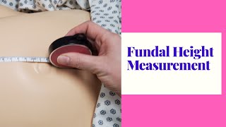 HOW TO MEASURE FUNDAL HEIGHTSKILL DEMO [upl. by Yasmeen]