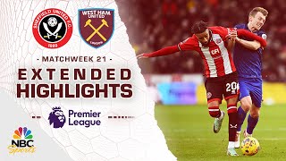 Sheffield United v West Ham United  PREMIER LEAGUE HIGHLIGHTS  1212024  NBC Sports [upl. by Solahcin656]