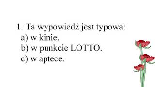 Przykładowy egzamin z języka polskiego ćwiczenie 1 poziom B1 [upl. by Okiam]