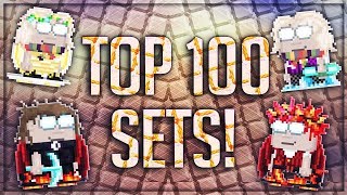 Growtopia  Top 100 Sets With Focused Eyes [upl. by Lebasy]