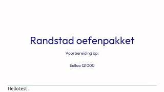 Randstad assessment oefenen [upl. by Verda]