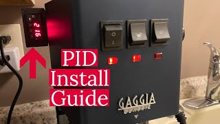 Gaggia Classic Pro PID Install [upl. by Enomad574]