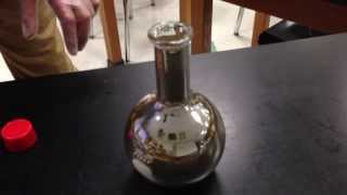 Tollens Test  Silver mirror Reaction [upl. by Lucania]