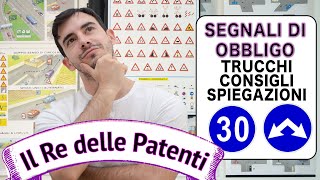 SEGNALI DI OBBLIGO  IL RE DELLE PATENTI  PATENTE B  ESAME DI TEORIA [upl. by Elva]