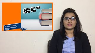 How APA 7th is different from APA 6th [upl. by Aurore]