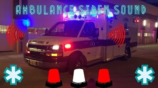 Ambulance Siren sound [upl. by Yeldar]