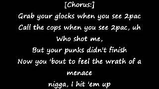 Tupac  Hit Em Up Lyrics [upl. by Ailee645]