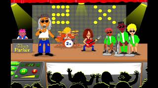 2 Times Table Song  Percy Parker  Wave Your Arms In The Air With Percy  with animation and lyrics [upl. by Linc]