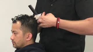 Men’s perm tutorial  how to perm [upl. by Nalani]