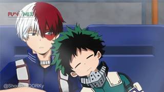 Tododeku moment on the bus  Todoroki Shouto x Midoriya Izuku [upl. by Care]