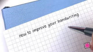 How to Improve Your Handwriting [upl. by Nevet]