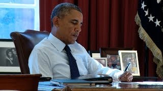 Behind the Scenes with President Obama SOTU Speech Prep [upl. by Notsua7]