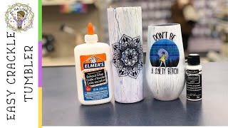 Easy Crackle Technique with Elmers Glue [upl. by Sesylu]