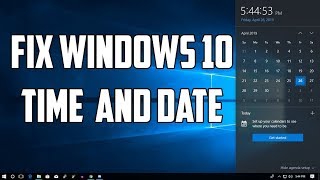 How To Fix Computer Date and Time Keeps Changing in windows 10 [upl. by Annaehs]