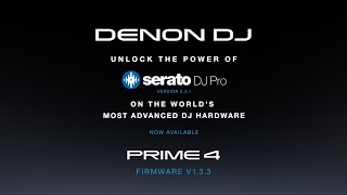 Control Serato DJ Pro with Denon DJ PRIME 4  Overview [upl. by Eey]