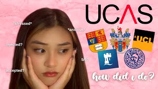 how did i do  my ucas journey 2021 course universities  decision reactions  jasmine chan [upl. by Silvester]