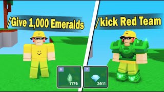 ALL MATCH COMMANDS Roblox BedWars [upl. by Frants]