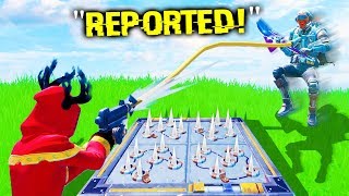 I Trolled Him With NEW Harpoon Gun Fortnite [upl. by Lurline914]