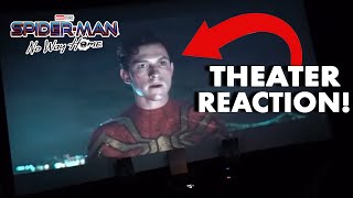 Spider Man No Way Home Official Trailer  AWESOME THEATER REACTION [upl. by Eitsim]