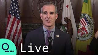 LIVE Los Angeles Mayor Eric Garcetti Holds Covid19 Briefing [upl. by Addi]