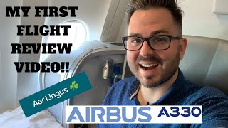 FIRST FLIGHT REVIEW Aer Lingus Business Class  A330  DUB  YYZ [upl. by Melisa]