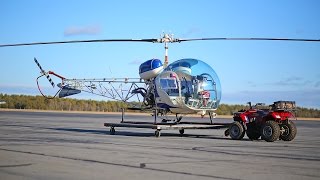 Bell 47  H13 helicopter review and flight [upl. by Intruok]