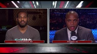 UFC 182 Jones and Cormier FOX Interview [upl. by Ardnwahsal]