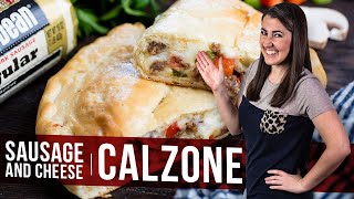 How to Make Sausage and Cheese Calzones [upl. by Upton793]