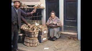 Amsterdam De Jodenbuurt in 1925 in kleur [upl. by Cann]