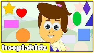 Preschool Activity  Learn About Shapes  HooplaKidz [upl. by Briney]