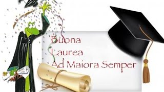 Auguri di laurea [upl. by Erehpotsirhc]