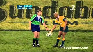 Dan Carters sneaky trip on George Gregan  Tri Nations 2004 [upl. by Amliv]