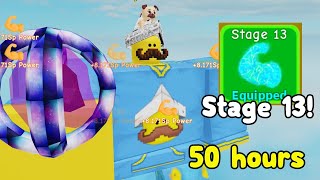 I Spent Over 50 Hours To Unlock Stage 13  Lifting Simulator Roblox [upl. by Bravar]