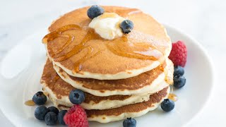 Easy Fluffy Pancakes Recipe [upl. by Tedmund]