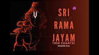 Sri Rama Jayam   1008 Times Hare Rama Hare Rama Rama Rama Hare Hare  DIVINE CHANNEL [upl. by Favrot]