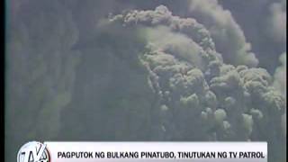 How TV Patrol covered the Pinatubo eruption [upl. by Demeyer]