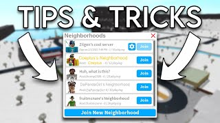 Bloxburg Neighborhood Tips  Tricks Roblox [upl. by Anilak668]