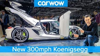 300mph Koenigsegg Jesko  see someone BUY this £23M car live at Geneva [upl. by Winton]