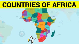 AFRICAN COUNTRIES  Learn Africa Map and the Countries of Africa Continent [upl. by Platon]