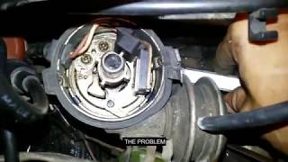 HOW TO SET IGNITION TIMING WO TIMING LIGHT ON A TOYOTA 4K ENGINE ENGLISH SUBTITLE [upl. by Granese937]